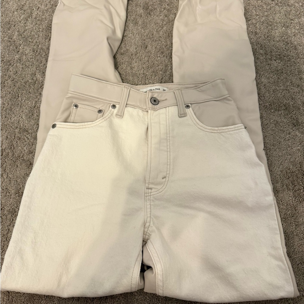 Abercrombie & Fitch Cream Pants